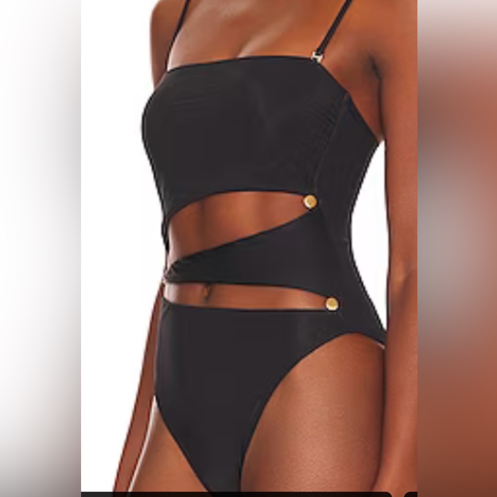 Vix Cutout Frida Bathing Suit Paula Hermanny One Piece Swimsuit Black Sz M Or L